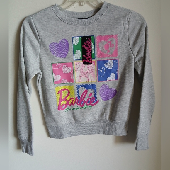 Barbie Tops - NWT Barbie Sweatshirt Gray Size Small